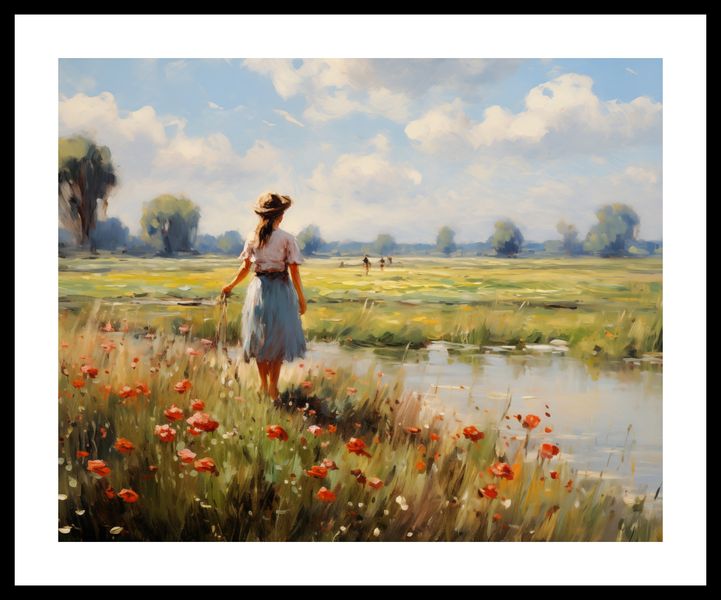 Plakat 50x40cm Wiejski Spokój zdjęcie 3