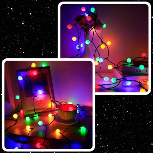 LAMPKI ŚWIĄTECZNE CHOINKOWE KULKI 200LED ZEWNĘTRZNE WEWNĘTRZNE MULTIKOLOR na Arena.pl