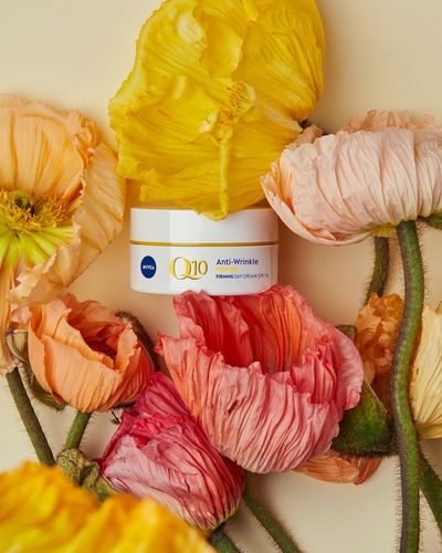 NIVEA Q10 Krem przeciwzmarszczkowy dzień noc SPF15 50ml x2 + Pod oczy 15ml na Arena.pl