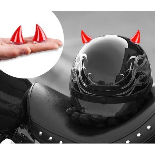 Rogi do kasku kolorowe 2szt Czerwony na Arena.pl