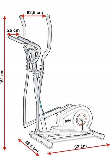 TRENAŻER MAGNETYCZNY CODEN CF550 ELIPTYCZNY ROWER zdjęcie 7