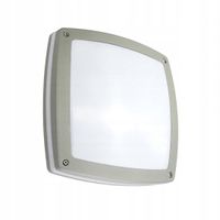 SU-MA Plafon Zewnętrzny 30cm 2xE27 Srebrny IP44 Aluminiowy