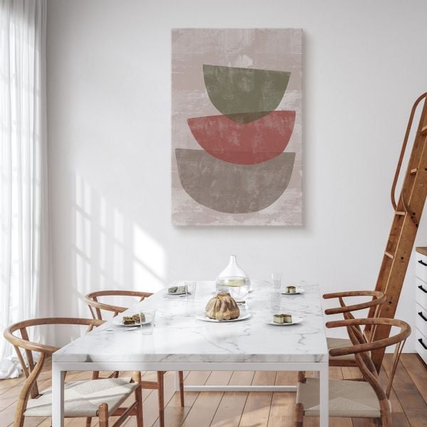 Obraz Na Płótnie Do Sypialni Styl Boho Abstrakcja Minimalizm 30cm x 40cm zdjęcie 4