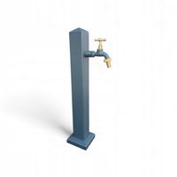 Kran ogrodowy YaPko Luma 3/4" mini kolor antracyt 50cm