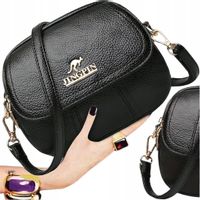 Torebka Kuferek Listonoszka Skórzana Ramię Kopertówka Damska Kangurek