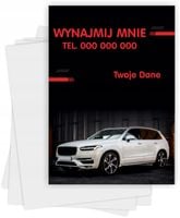 Ulotki A5 reklamowe firmowe 100 szt dużo wzorów WYNAJEM SAMOCHODÓW