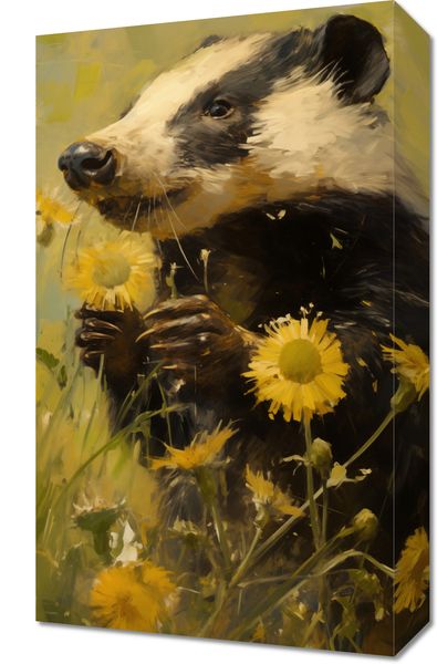 Obraz 30x50cm Łąka w Oczach Borsuka zdjęcie 1