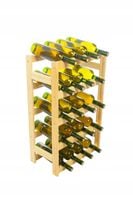 Regał na wino drewniany stojak na 20 butelek półka PRODUCENT