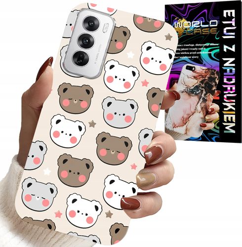 ETUI DO OPPO RENO12 PRO 5G - MIŚ MISIE WZORY DLA NAJMŁODSZYCH + FOLIA na Arena.pl