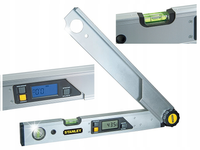 KĄTOWNIK Z ELEKTRONICZNYM ODCZYTEM ALUMINIOWY LCD 105X620MM STANLEY