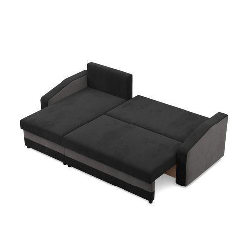 Narożnik uniwersalny, mikrofaza, AURELO, 231x140x92 cm, szary | TYLETEGOTU na Arena.pl