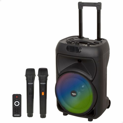 Głośnik z Mikrofonem Karaoke Bontempi Plastikowy 34 x 50 x 29 cm (2 Sztuk) na Arena.pl