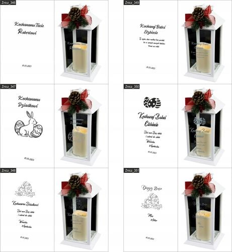 ZNICZ z grawerem dla TATY lampion Kochanemu Tacie na Arena.pl