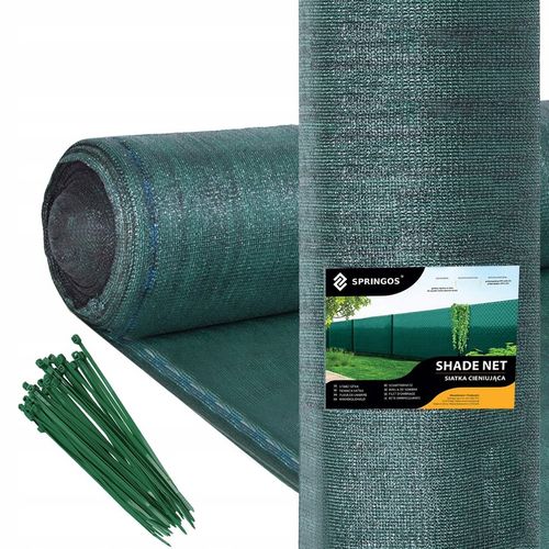 SIATKA CIENIUJĄCA MASKUJĄCA 90% NA PŁOT OGRODZENIE OSŁONOWA 1,5x25m + na Arena.pl