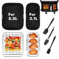 ZESTAW AKCESORIÓW DO FRYTKOWNICY AIR FRYER TEFAL EY9018 DUAL EASY FRY 5,2L