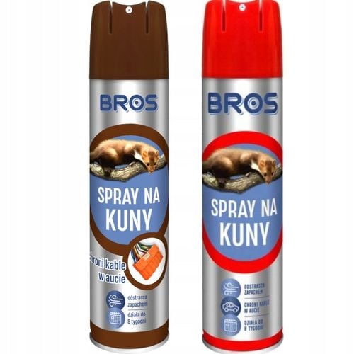 SPRAY Środek NA KUNY ODSTRASZACZ KUN Bros pakiet na Arena.pl