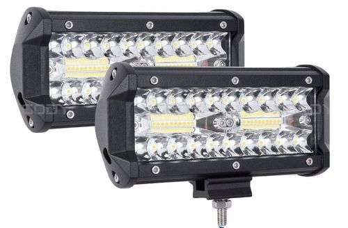 Zestaw 2 x halogen Lampa robocza oświetlenie LED 120W 12-24V na Arena.pl
