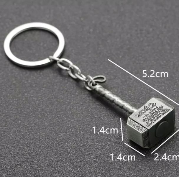 1 2371 Breloczek Młotek Thor 'a Asgard Srebrny Otwieracz zdjęcie 9