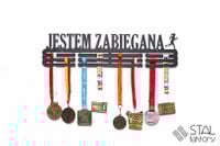 JESTEM ZABIEGANA #2| Wieszak na medale | 60cm | pomieści 90szt medali