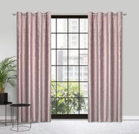 Zasłona gotowa na przelotkach MARSALA 140x250 Eurofirany różowo/szampańska