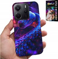 ETUI DO XIAOMI NOTE 14 4G - WĄŻ KOBRA GRZECHOTNIK GADY CASE + FOLIA