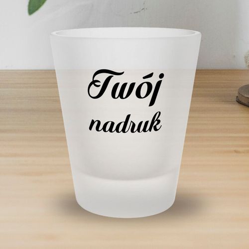 Kieliszek 45 ml z mrożonego szkła z Twoim nadrukiem na Arena.pl