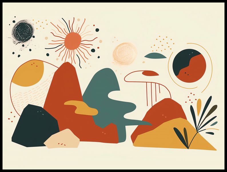 Plakat 100x75cm Kosmos Barw zdjęcie 2