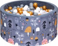 Suchy basen dla dzieci z piłeczkami kulkami 200 piłkami kojec 90x40