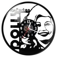 Zegar ścienny z płyty winylowej Dolly Parton 1676.14