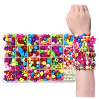 Zestaw koralików do robienia bransoletek, opasek