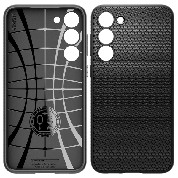 spigen liquid air galaxy s23 matte black zdjęcie 1
