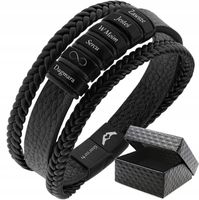 Bransoletka z GRWAEREM imiona rodziny PREZENT