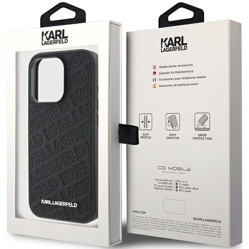 Etui Karl Lagerfeld do iPhone 15 Pro, Czarny na Arena.pl
