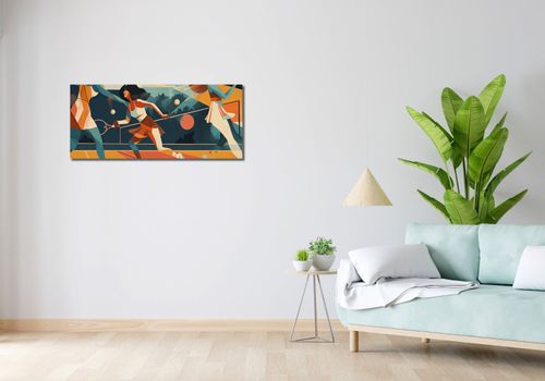Obraz 100x40cm Mistrzynie Kortu na Arena.pl