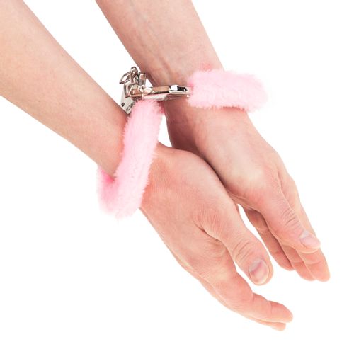 Metalowe Kajdanki Z Extra Grubym Futrem Kolory na Arena.pl