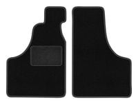 Dywaniki przednie welurowe do: Fiat 126P 1973-2001 czarne