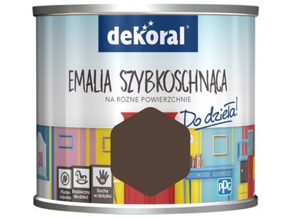 Farba Dekoral Akrylux Emalia szybkoschnąca (0.5 l,  W dechę)