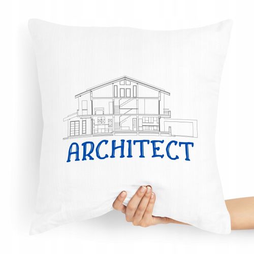 Poduszka Prezent Dla Architekta Architect Z Nadrukiem Ze Zdjęciem na Arena.pl