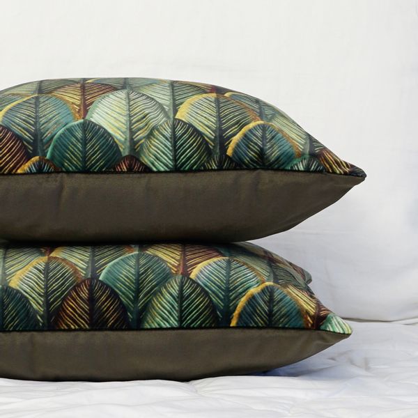 Poduszka aksamitna ŁUSKA zdjęcie 6