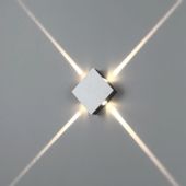 Kinkiet LED góra-dół Mollis 616004302 Elkim 4W 6000K kwadrat biały