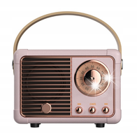 RETRO PRZENOŚNY GŁOŚNIK BLUETOOTH RADIO PREZENT