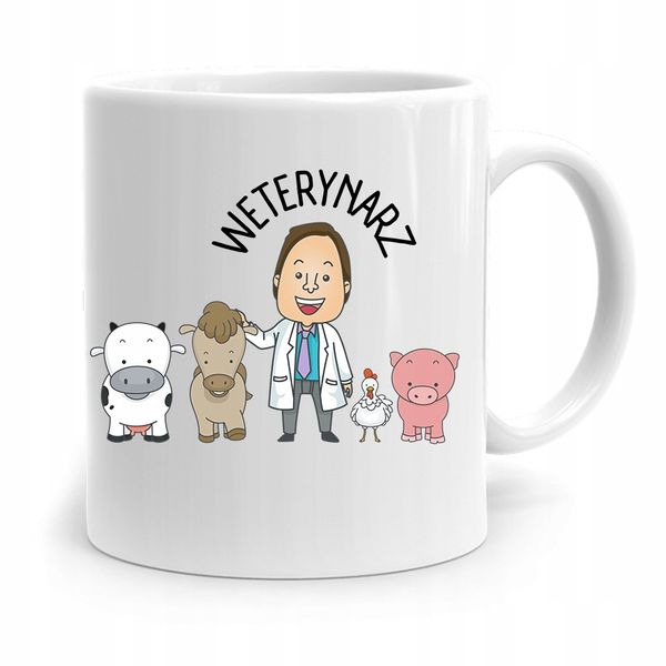 Kubek Dla Weterynarza Weterynarz Prezent Z Nadrukiem Ze Zdjęciem zdjęcie 1