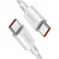 BASEUS MOCNY KABEL USB-C SZYBKIE ŁADOWANIE PRZEWÓD TYP-C PD 100W 5A QC 2M