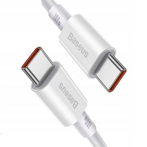 BASEUS MOCNY KABEL USB-C SZYBKIE ŁADOWANIE PRZEWÓD TYP-C PD 100W 5A QC 2M na Arena.pl