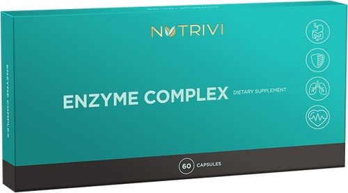 NUTRIVI Enzyme Complex bromelina papaina enzymy roślinne 60 kaps. na Arena.pl
