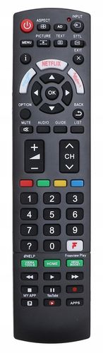 PILOT Do TV Telewizora PANASONIC LCD Netflix Prime Rakuten Youtube 1720 na Arena.pl