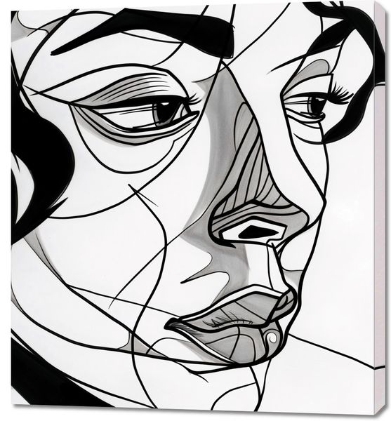 Obraz 90x100cm Portret Kobiecy zdjęcie 1