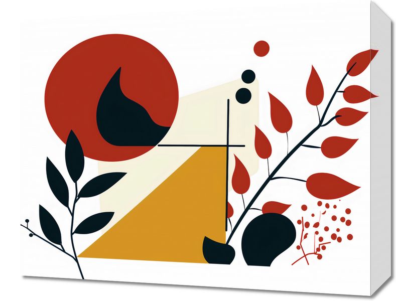 Obraz 50x40cm Ogień i Flora zdjęcie 1