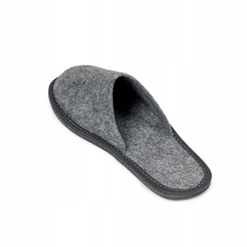 FILCOWE KAPCIE DAMSKIE SZARE PEŁNE KLAPKI DOMOWE na Arena.pl