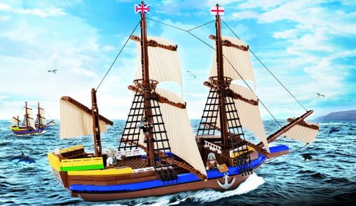 Cobi Klocki COBI Smithsonian Statek Mayflower na Arena.pl